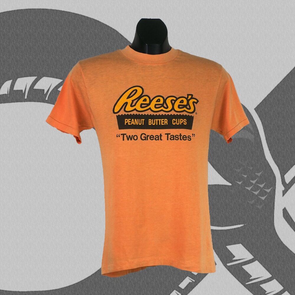1980s Reese's Peanut Butter Cups Vintage Hershey's T-Shirt Men's Small